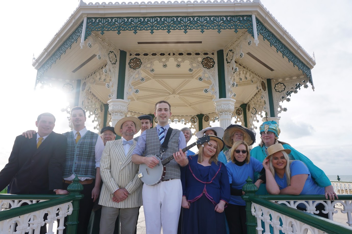 The Kipps Cast at Brighton Bandstand