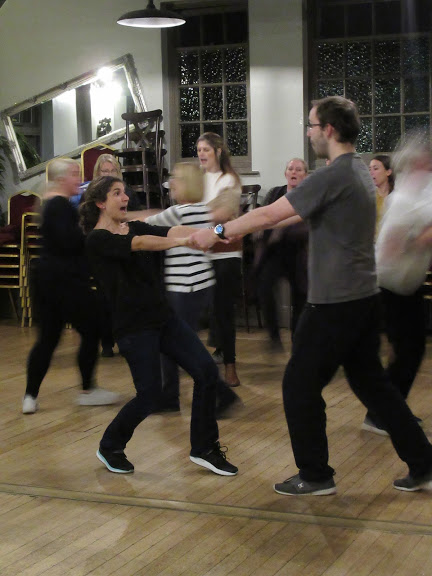 Louisa and Seb Rehearsing